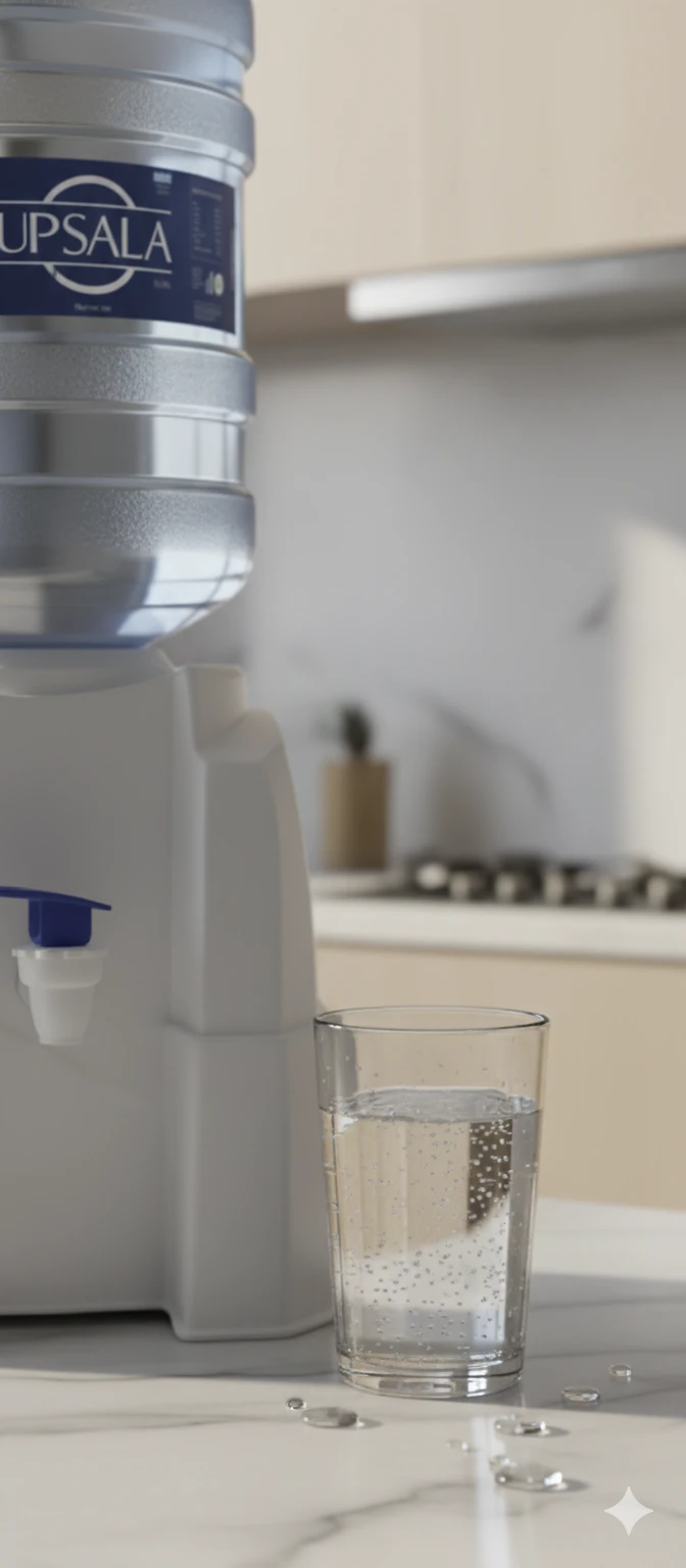 Vaso servido del dispenser Upsala